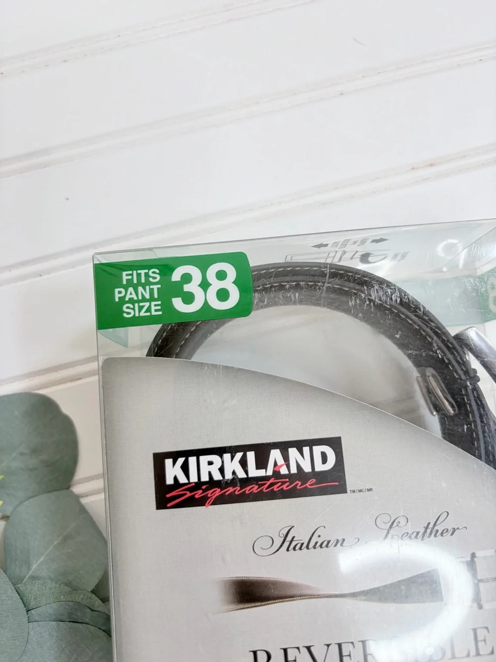Kirkland Italian Leather Reversible Belt